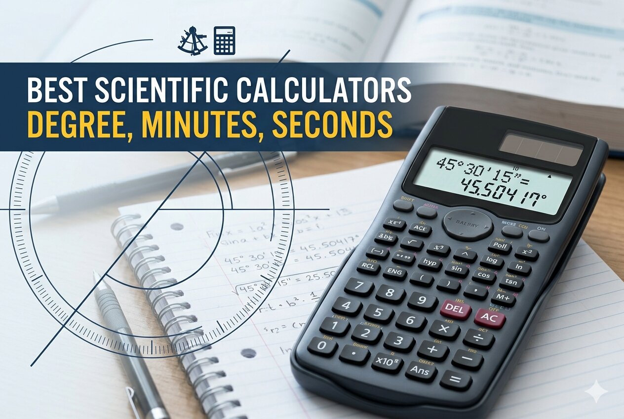 Best Scientific Calculators Degree, Minutes, Seconds