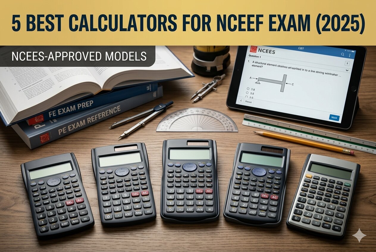 5 Best Calculators for NCEEF Exam (2026)